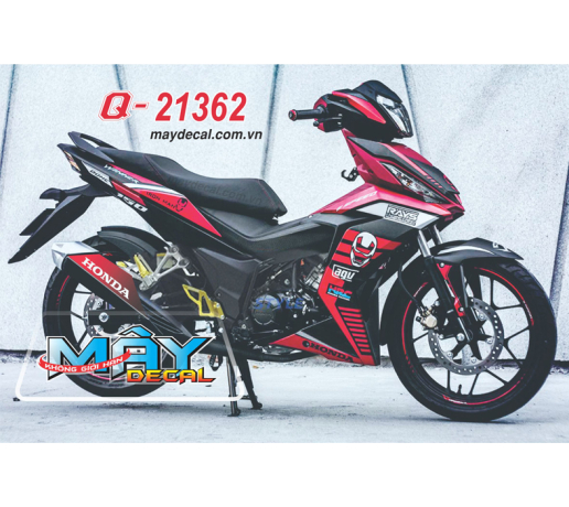 Q 21362 WINNER 150 do red den black trang white honda iron man ray hrc agv soc 
