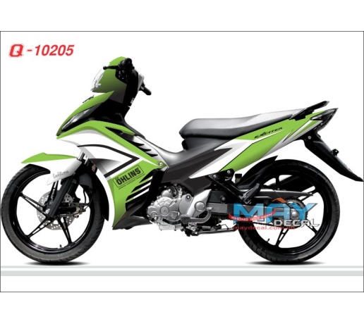 Q 10205 ex abmc ohline trang white xanh kawa