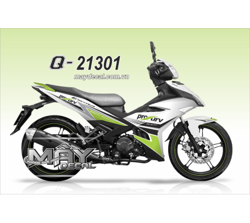 Q 21301 EX 150 trang white den black vang chanh prosurv z soc  pro urv revs your heart 