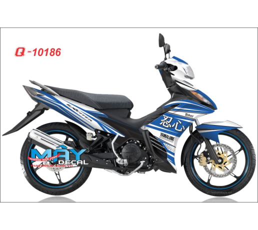 Q 10186 ex abmc trang xanh gp white blue chu tau trung quoc nhat china japan 