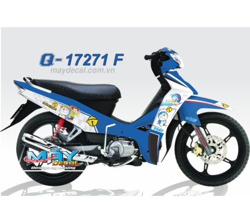 Q 17271 F - Sirius trang xanh gp doremon doraemon song bien blue trang truyen tranh hoat hinh