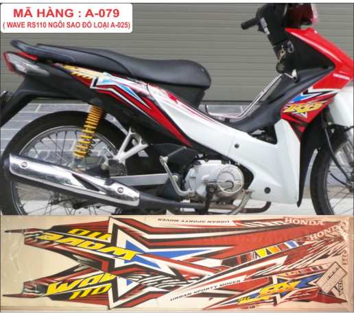A-079 WAVE RS 100 DO LOẠI A-025