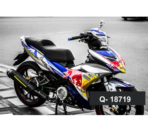 Q- 18719 EXCITER 150 REDBULL BAC XANH DO