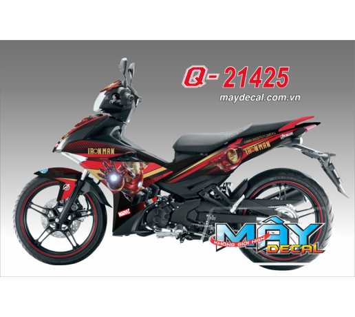 Q 21425 EX 150 IRON MAN do red den black vang dong yellow marvel  a soc 