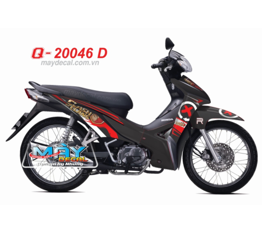 Q 20046 D - WAVE S 110 2013  clash of clan game x den do red black