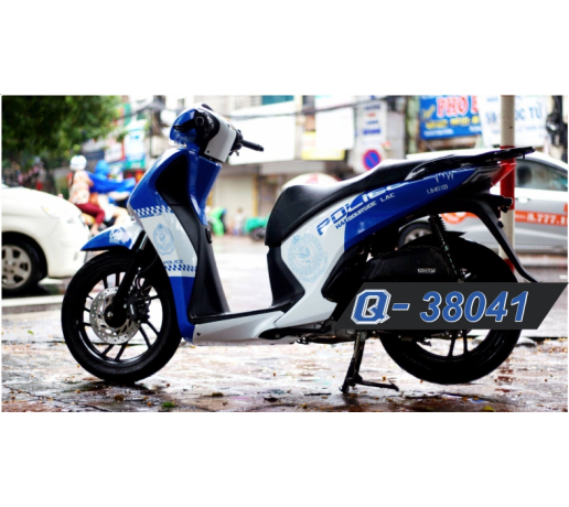 Q- 38041 SH 2012 POLICE FORCE TRANG XANH