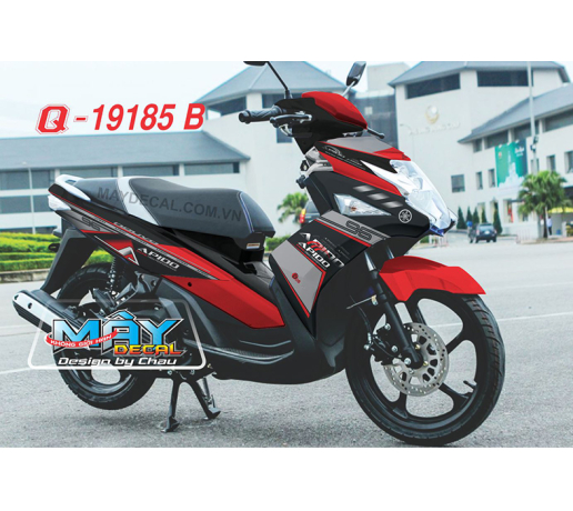 Q-19185 B NO 6 apido do den red black logo