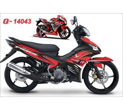Q 14043 Exciter  force ride it motul do den red black