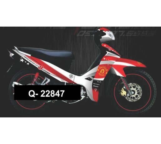 Q- 22847 SIRIUS MU MANCHESTER DO TRANG DEN