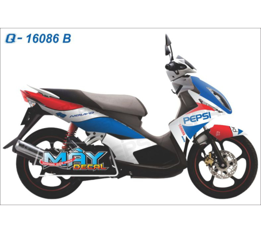 Q 16086 B NO 4 trang xanh gp do red white blue pepsi 
