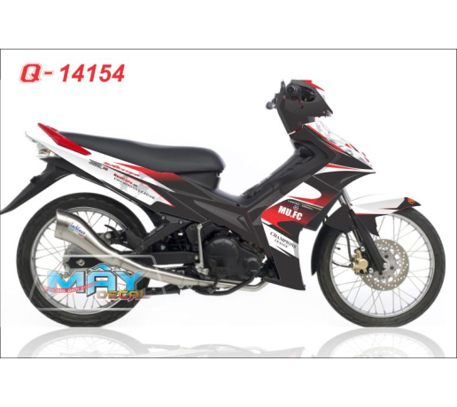 Q 14154 EX 2010 MU FC bong danh banh sport the thao cau lac bo club clb do den trang red black white