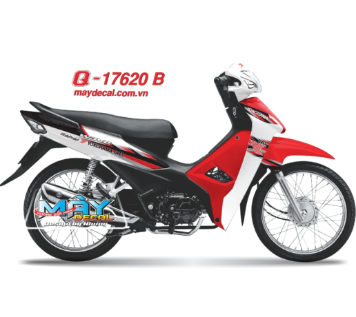 Q 17620 B - Wave 2017 YOKOhama trang do tem roi kieu red black white