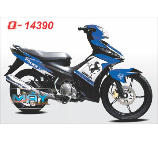 Q 14390 EX 2011 trang xanh gp white blue ferrari ngua horse caro