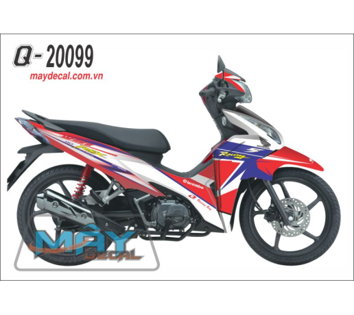 Q 20099 wave rsx 2012 trang white xanh duong blue do red co anh soc england