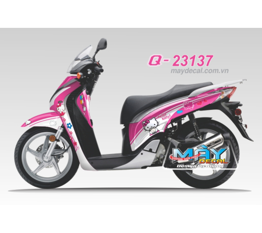 Q 23137 - SH 2009 Kitty trang white hong pink hoa flower trai tim heart 
