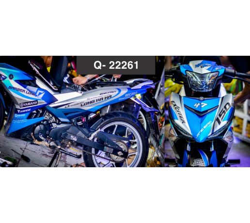 Q- 22261  EXCITER 150 XAM XANH
