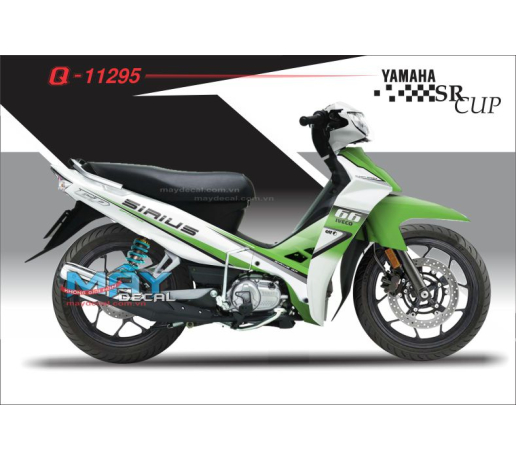 Q 11295 SIRIUS duong net line tem roi xanh kawa z green trang white