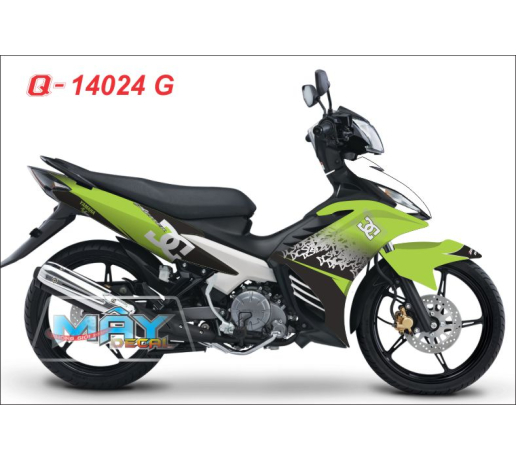 Q 14024 G - Exciter xanh z1000 den green black DG monster dau cao quy logo