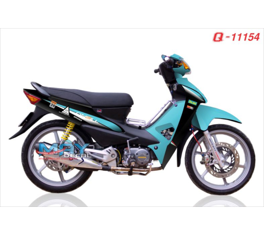 Q 11154 Wave xanh ngoc den black onell tem roi