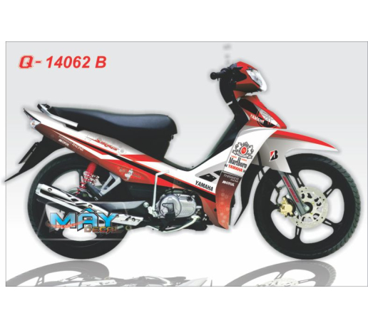 Q 14062 B - Sirius Marlboro thuoc la trang do white red motul racing su tu