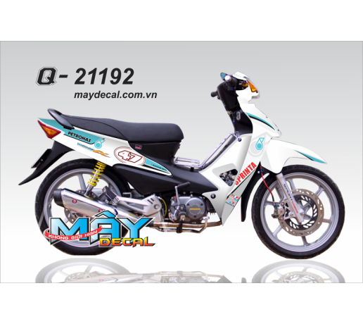 Q 21192 WAVE A petronas sprinta trang white xanh ngoc blue logo