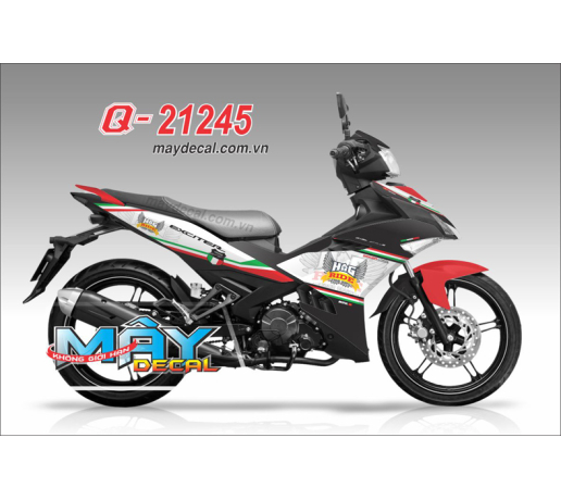 Q 21245 EX 150 trang do den xanh la green red black white hog ride canh chim dai bang co y 