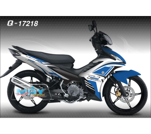 Q 17218 EXCITER xanh trang gp blue white R 135