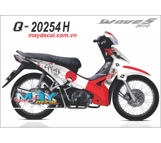 Q 20254 H WAEV S 2012 SAMURAI co gai girl geisha trang do den black white red hoa dao	