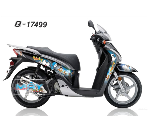 Q 17499 SH 2009 doraemon doremon meo may thong minh nhat ban japan den black hoat hinh truyen tranh 