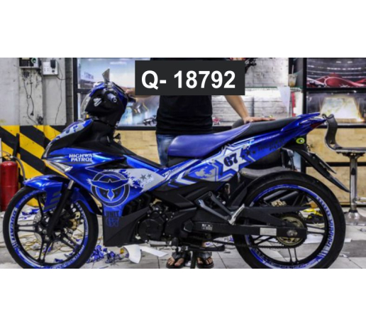 Q- 18792 EXCITER 150 LOGO DAI BANG EAGLE NGOI SAO XANH DEN