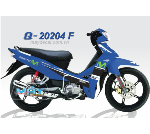Q 20204 F - Sirius movistar m monster soc yamaha xanh gp trang blue white