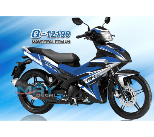 Q 12190 ex 150 d4b mxking brembo trang xanh gp white blue logo