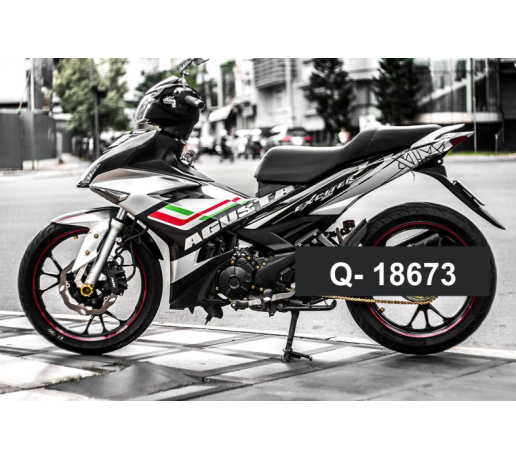 Q- 18673 EXCITER 150 AGUSTA BAC DEN