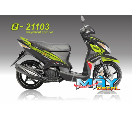 Q 21103 LUVIAS den xanh kawa black wheels pros  dewalt monster dau vet mong tay quy cao