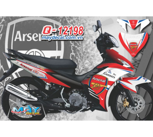 Q 12198 EX 2011 arsenal the gunner the thao bong da banh sport cau lac bo club dai bac logo football