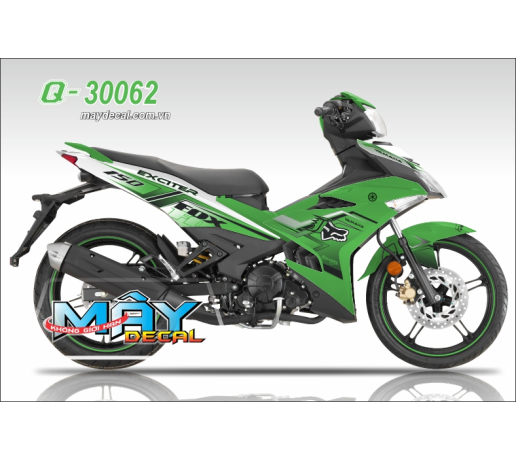 Q-30062 EX 150 FOX xanh den 