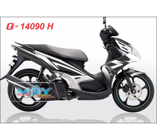 Q 14090 H - NO sx trang den black white line duong net ABMC
