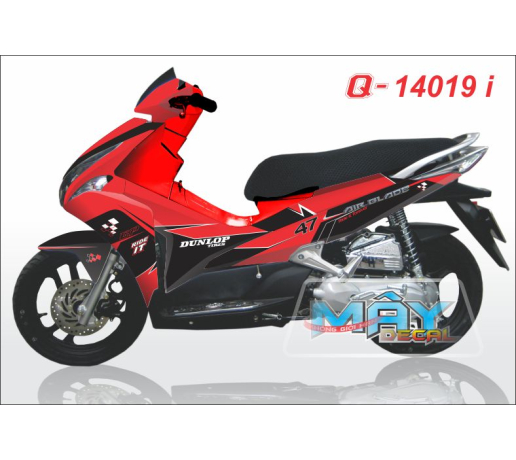 Q 14019 I -air blade 2011  ride it duong net line do den red black