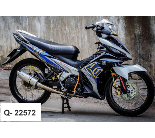 Q- 22572 EXCITER LC DEN BAC XANH DUONG