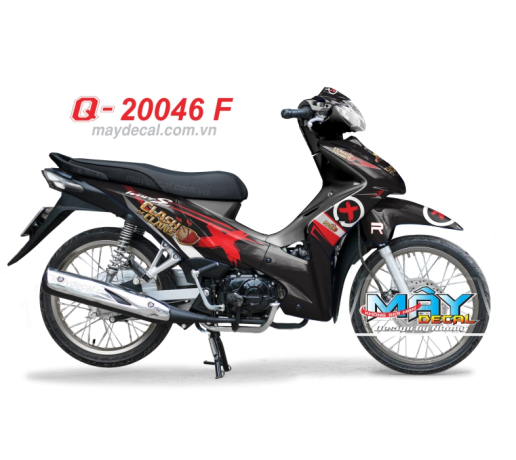 Q 20046 F - WAVE S 110 Bung truoc lien clash of clan game x den do red black