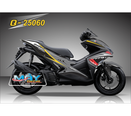 Q 25060 - NVX den black trang white vang yellow sharks agv ham ca map amg 