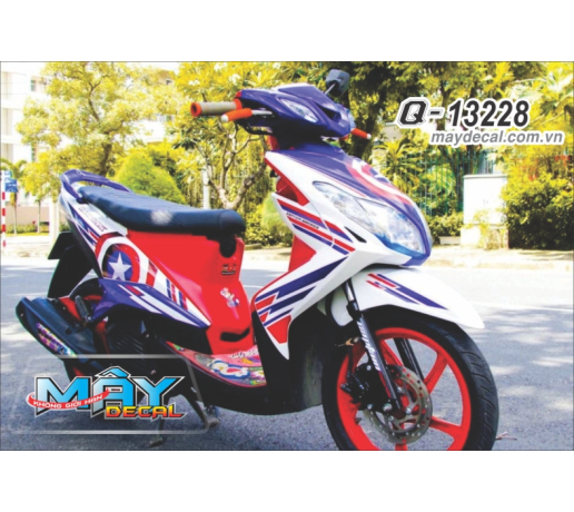 Q 13228 LUVIAS CAPTAIN do red xanh gp blue trang white american my