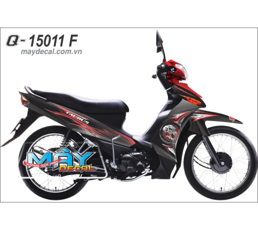 Q 15011 F TAURUS  do den quy ma decal dau laured black