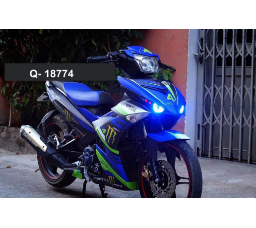 Q- 18774 EXCITER 150 MONSTER 44 DEN XANH