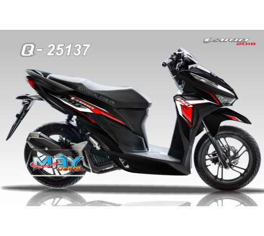Q 25137 - VARIO 2018 den black do red trang white chi net line soc 