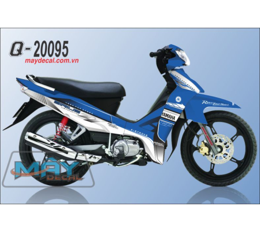 Q 20095 Sirius trang xanh gp white blue tem roi duong net line