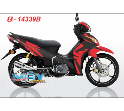 Q 14339B - JU FI duong net line do den black red