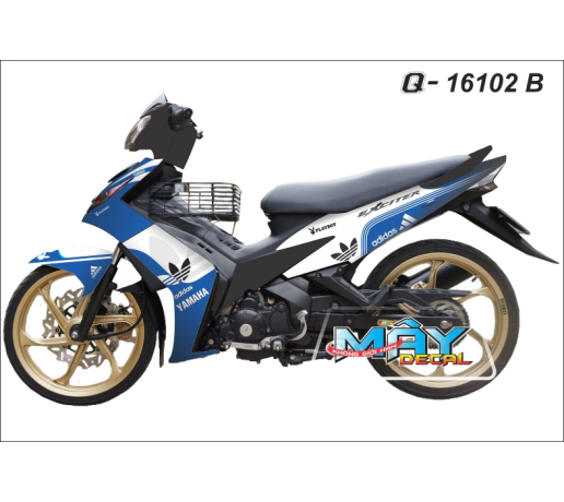 Q 16102 B EX 2010 xanh trang gp addidas 5speed soc sport