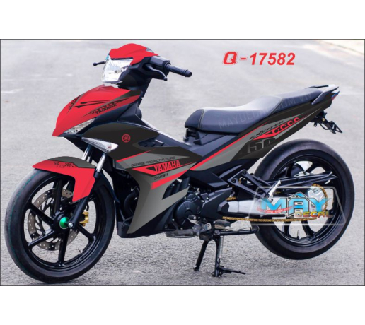 Q 17582 EXCITER 150 den do red black yamaha 