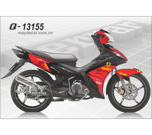 Q 13155 Exiter ferarry ngua horse do red den black logo